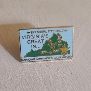Virginia Winnebago International Travelers 1998 Lapel Pin